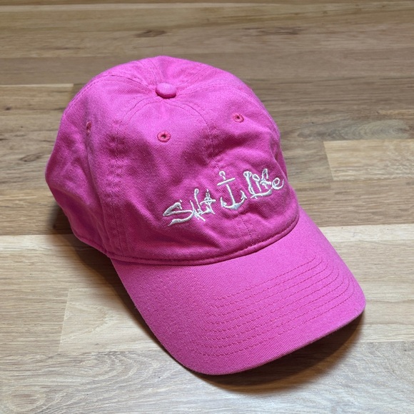 Salt Life Live Salty Fuchsia Baseball Cap Women’s OS - Picture 1 of 8